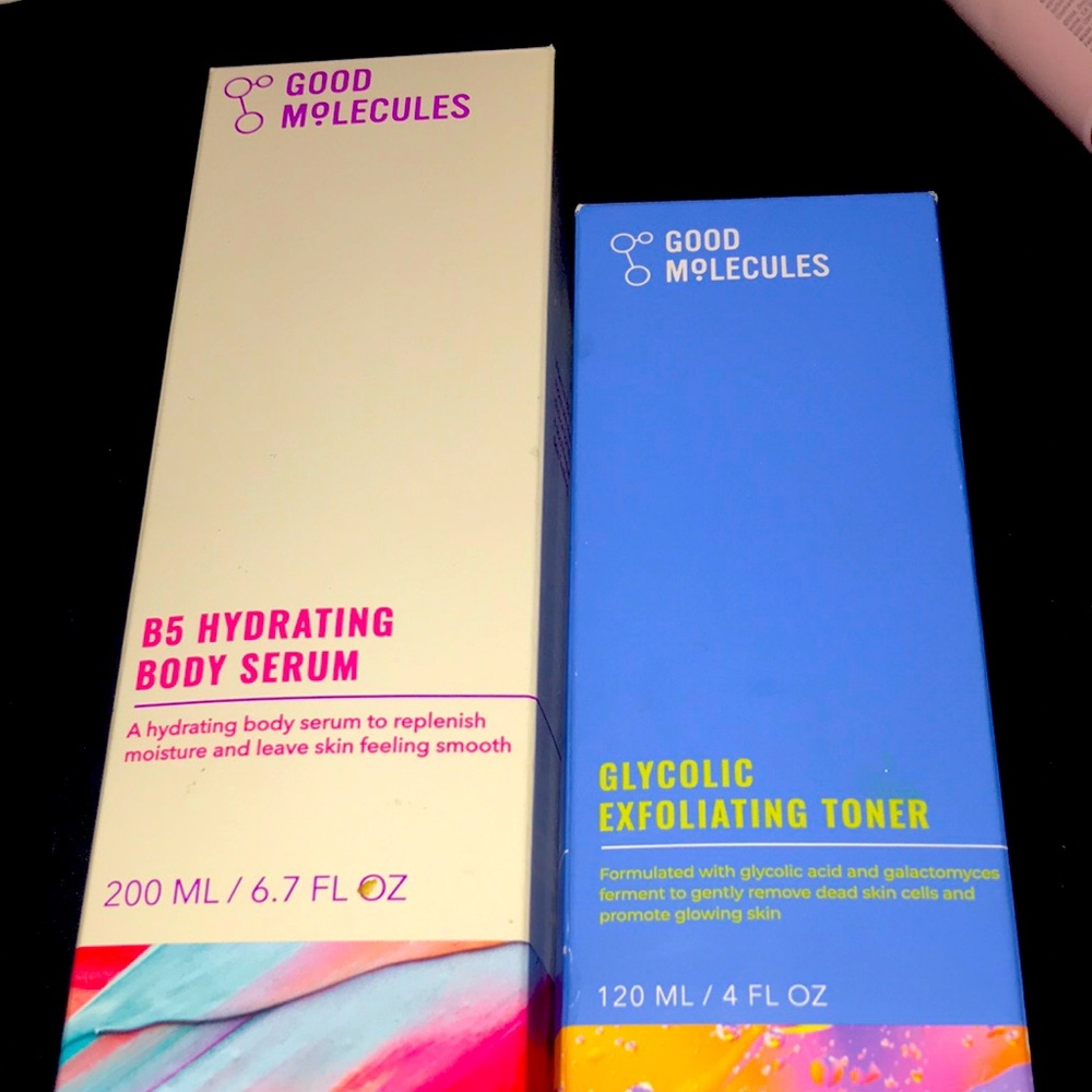 Good Molecules B5 body serum and gycolic exfoliating toner NWT